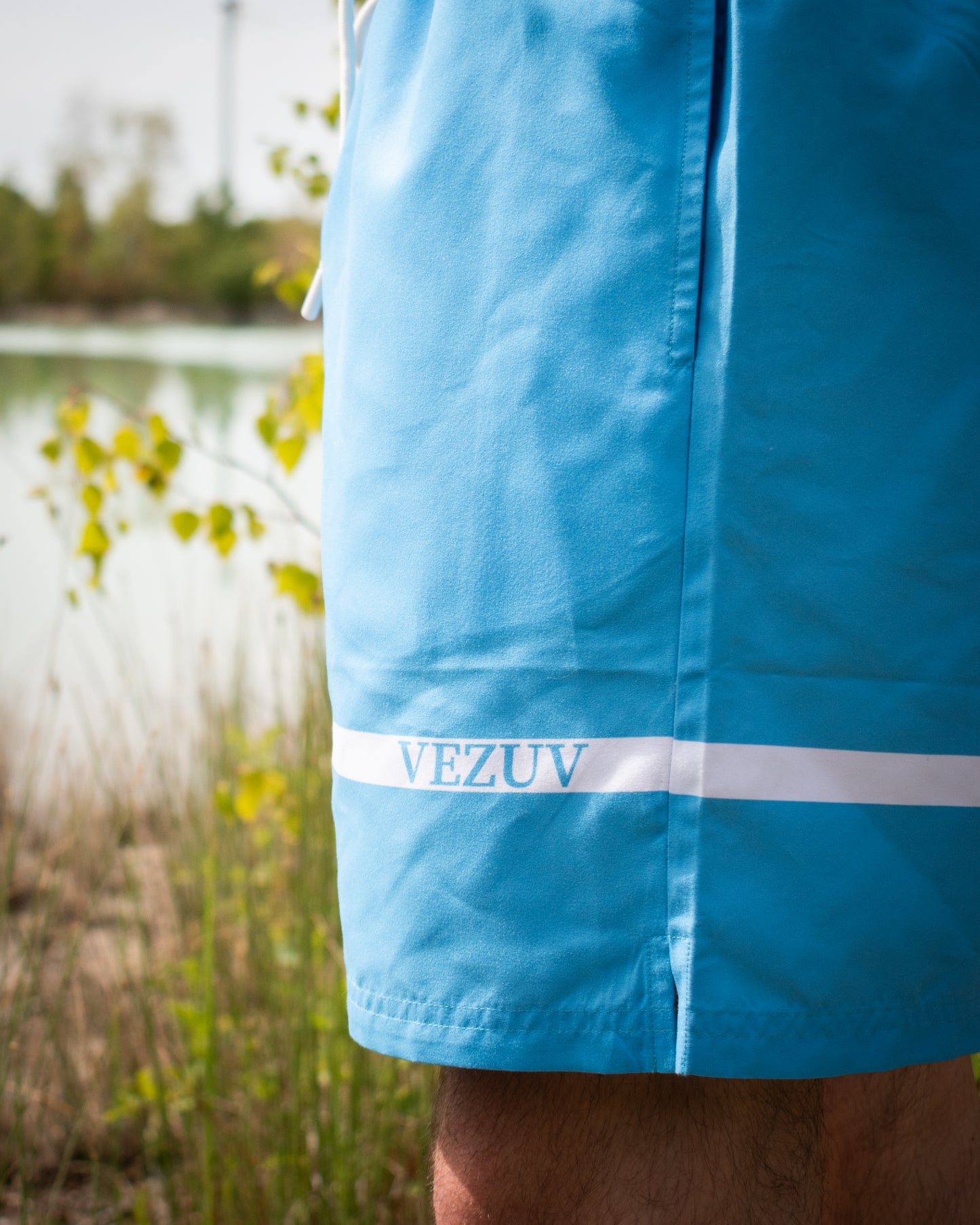 SWIM SHORTS BLUE STRIPE