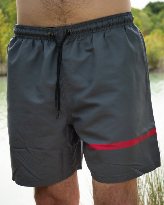 SWIM SHORTS BLACK STRIPE
